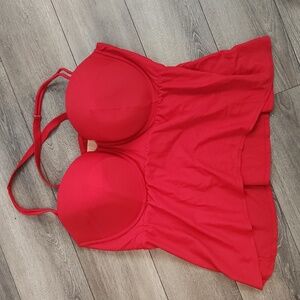 Plus Size Swimsuit Tanktop Tankini Top